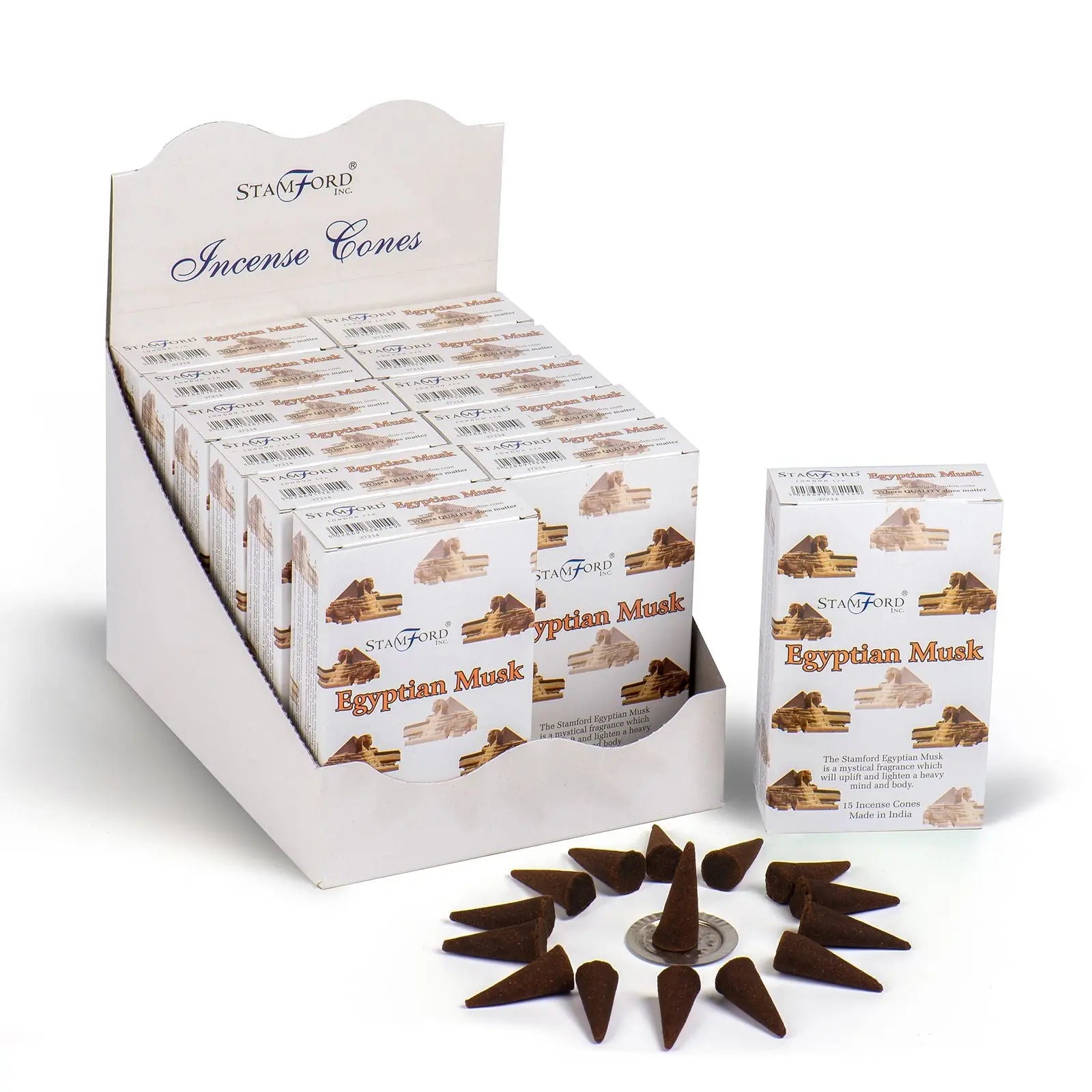 Egyptian Musk cones by Ninja Aromatherapy incense cones for aromatherapy.