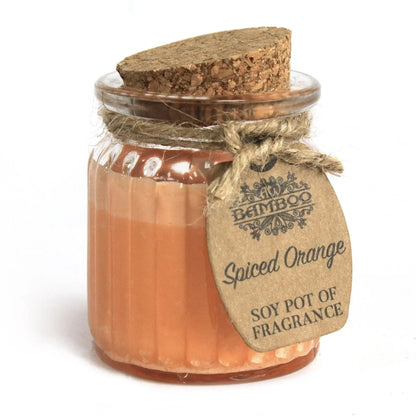 Spiced Orange Soy Pot of Fragrance Candles Soy Pot of Fragrance Candle from China with essential oils soy wax candle