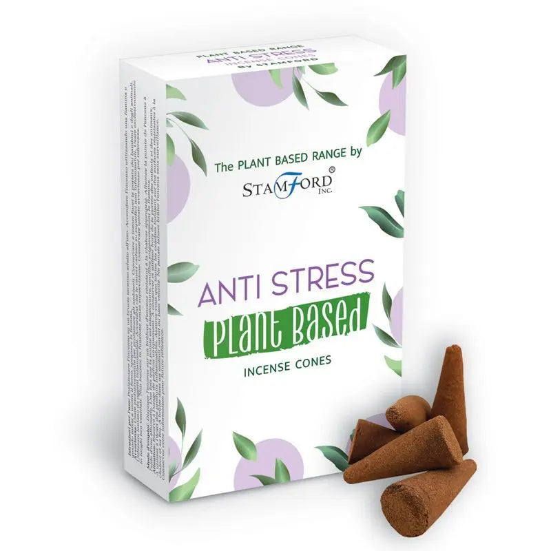 Plant Based Incense Cones - Anti Stress by Ninja Aromatherapy incense cones for aromatherapy.