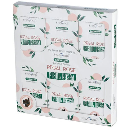 Plant Based Backflow Incense Cones - Regal Rose Ninja Aromatherapy
