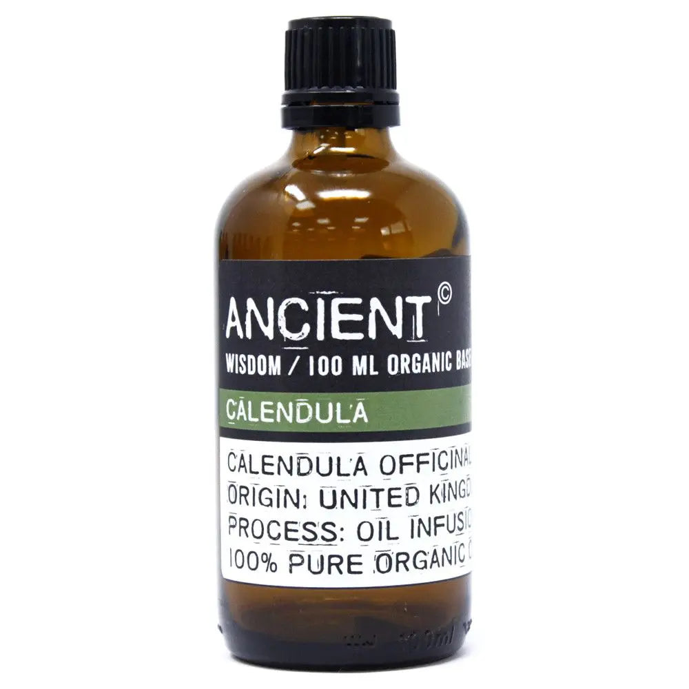 Calendula carrier oil 100ml - pure natural base oil for aromatherapy, massage and skincare