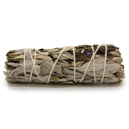 Smudge Stick - White Sage & Yerba Santa 10cm - Smudge Sticks - individually wrapped high quality product