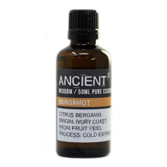 Bergamot (FCF) 50ml 50ml Pure Essential Oil for Aromatherapy and Natural Wellness
