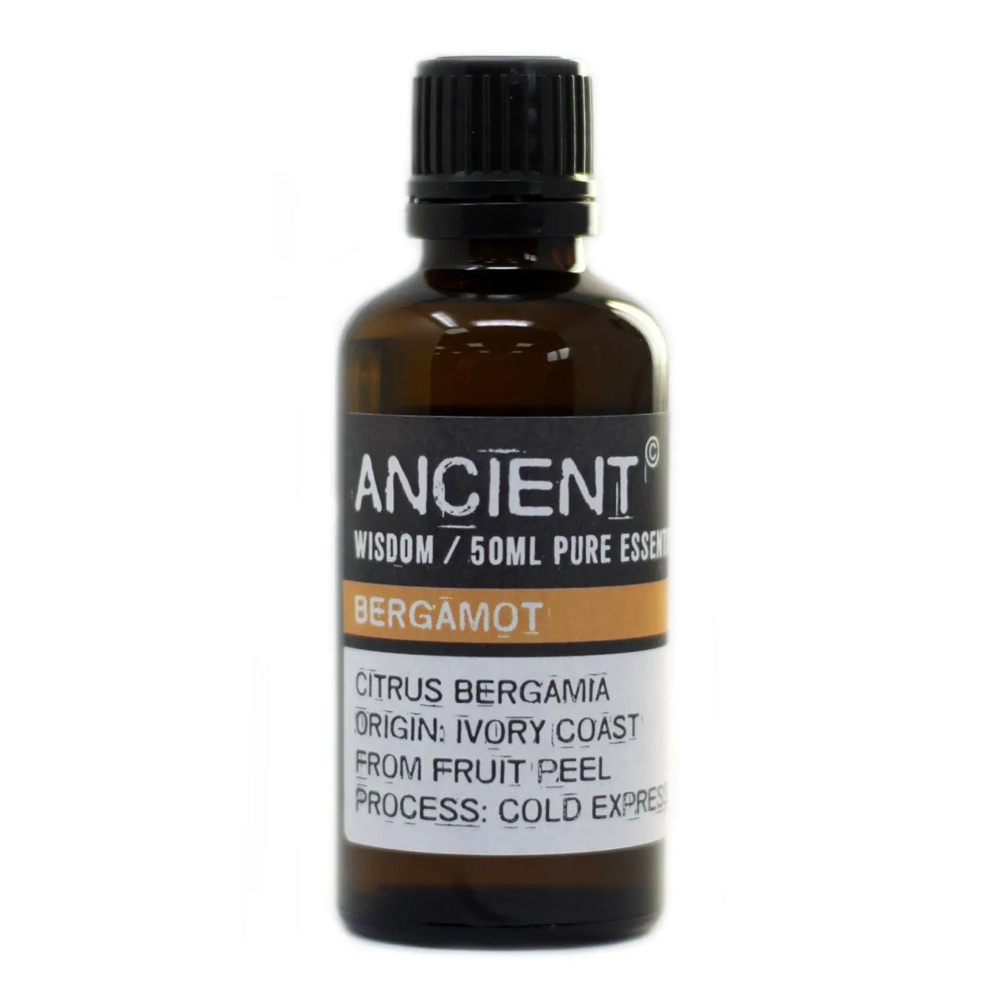 Bergamot (FCF) 50ml 50ml Pure Essential Oil for Aromatherapy and Natural Wellness