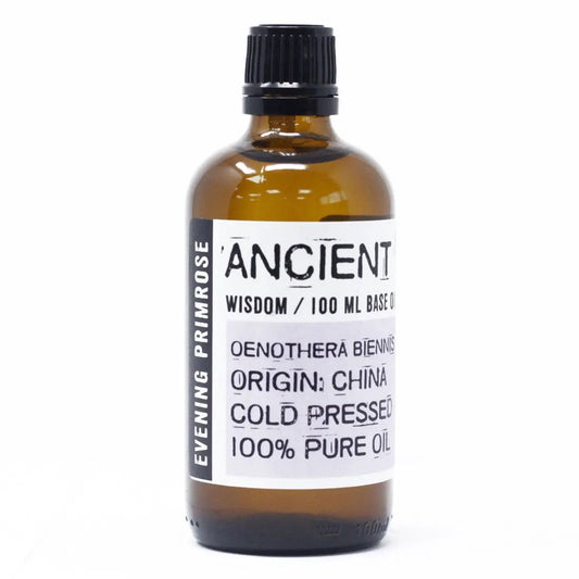 Evening Primrose Oil carrier oil 100ml - pure natural base oil for aromatherapy, massage and skincare