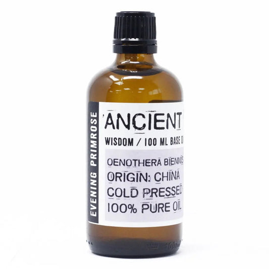 Evening Primrose Oil carrier oil 100ml - pure natural base oil for aromatherapy, massage and skincare