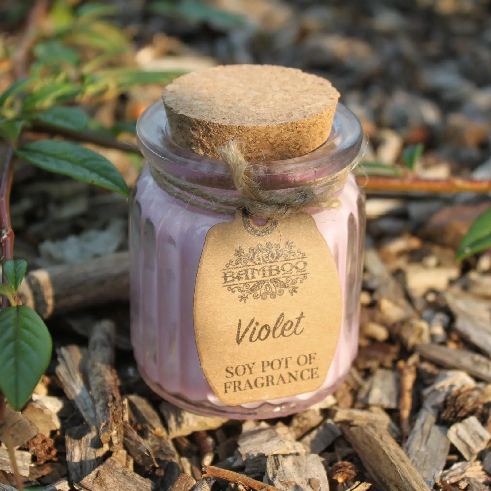 Violet Soy Pot of Fragrance Candles Ninja Aromatherapy