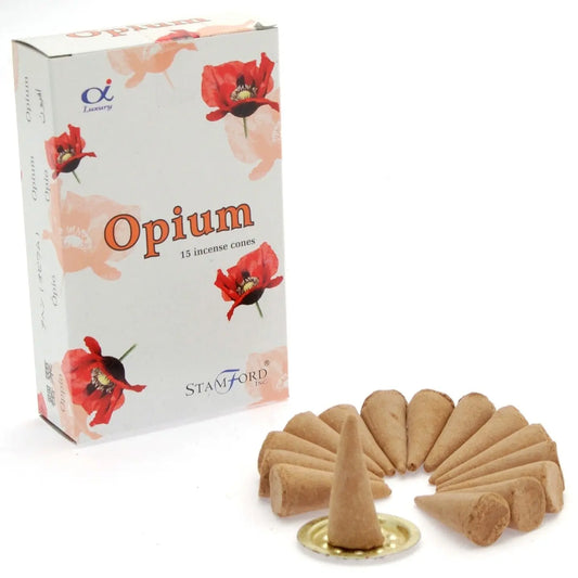 Opium Cones by Ninja Aromatherapy incense cones for aromatherapy.