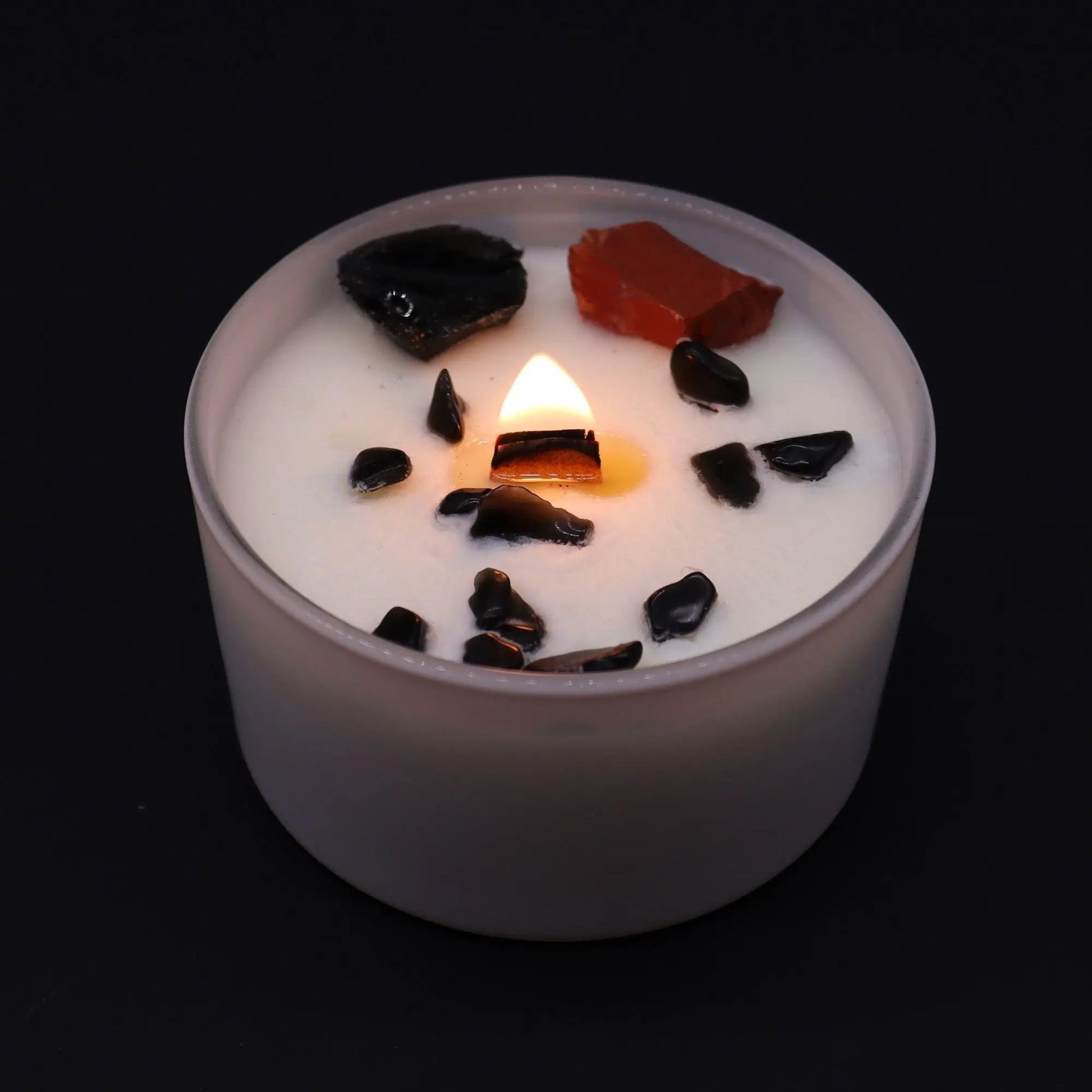 Chakra Crystal Candles - Root Chakra Ninja Aromatherapy