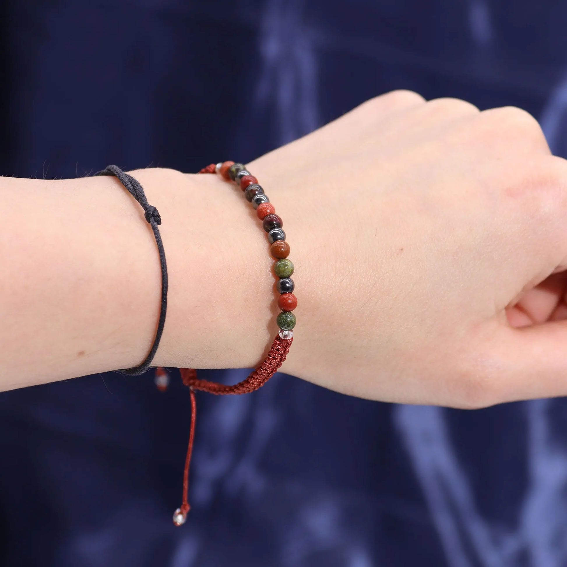 Zodiac Crystal Candle with Gemstone Bracelet - Aries Ninja Aromatherapy