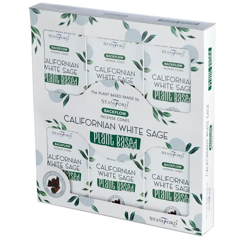 Plant Based Backflow Incense Cones - Californian White Sage Ninja Aromatherapy