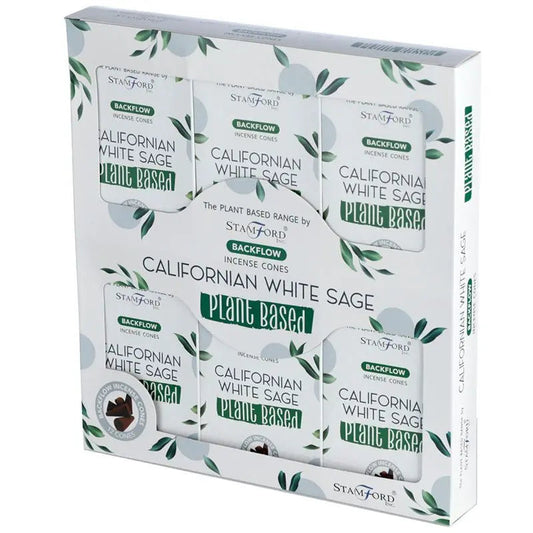 Plant Based Backflow Incense Cones - Californian White Sage Ninja Aromatherapy