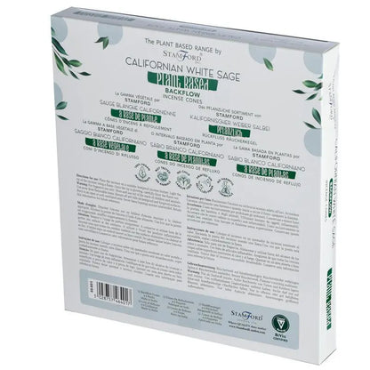 Plant Based Backflow Incense Cones - Californian White Sage Ninja Aromatherapy