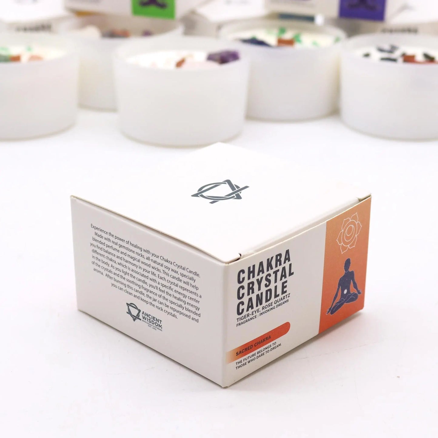 Chakra Crystal Candles - Sacred Chakra Ninja Aromatherapy