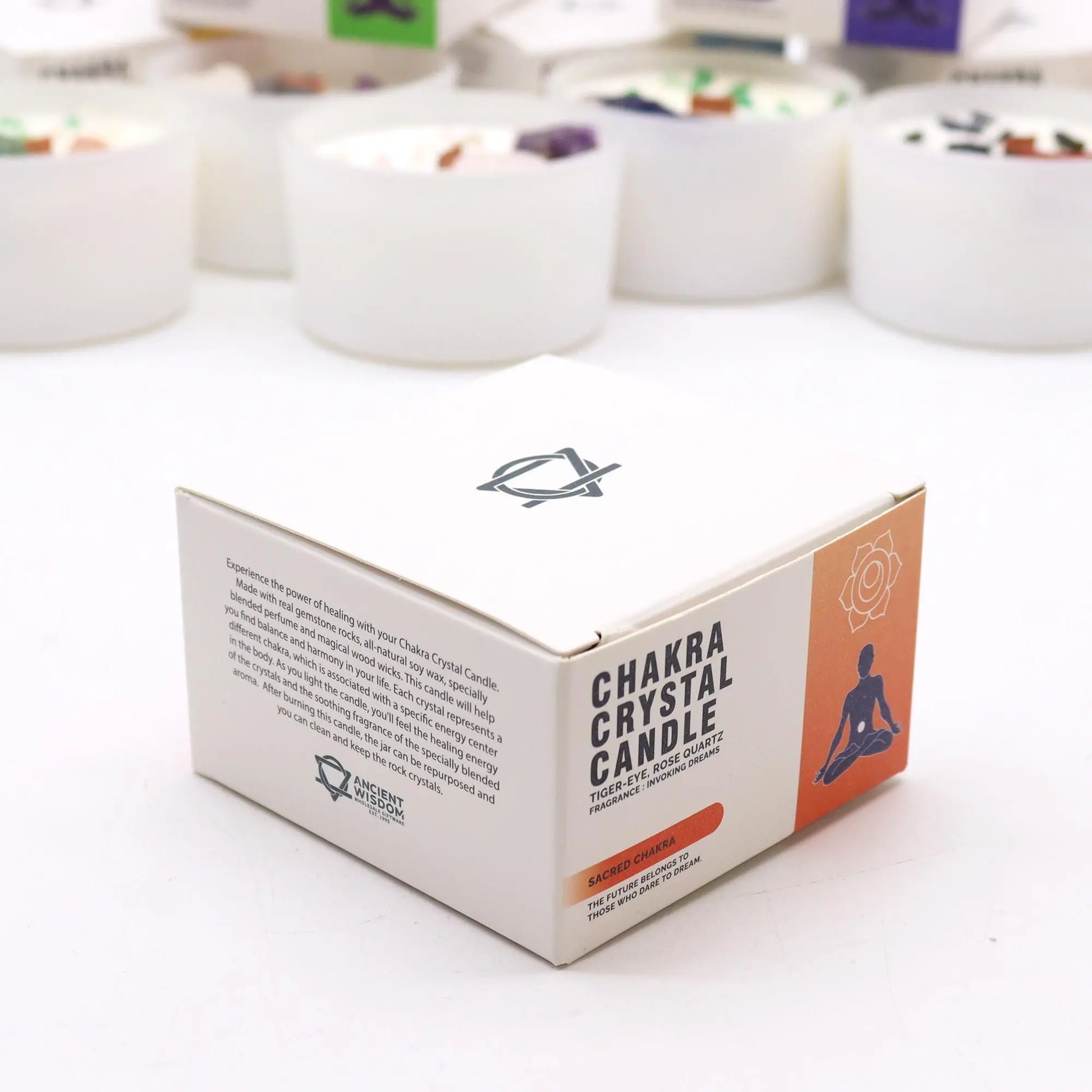 Chakra Crystal Candles - Sacred Chakra Ninja Aromatherapy