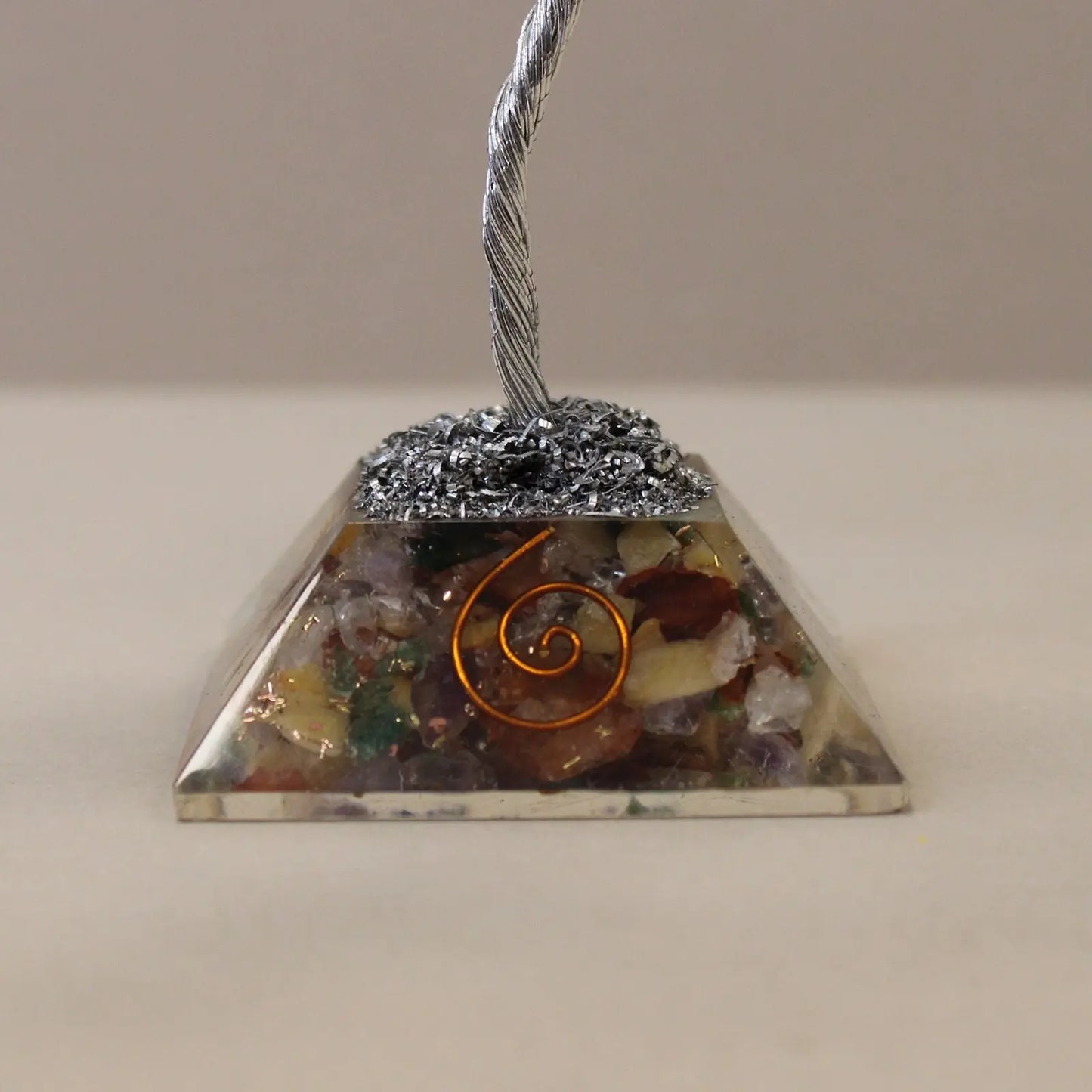 Gemstone Tree with Organite Base - 80 Stone - Multi Ninja Aromatherapy