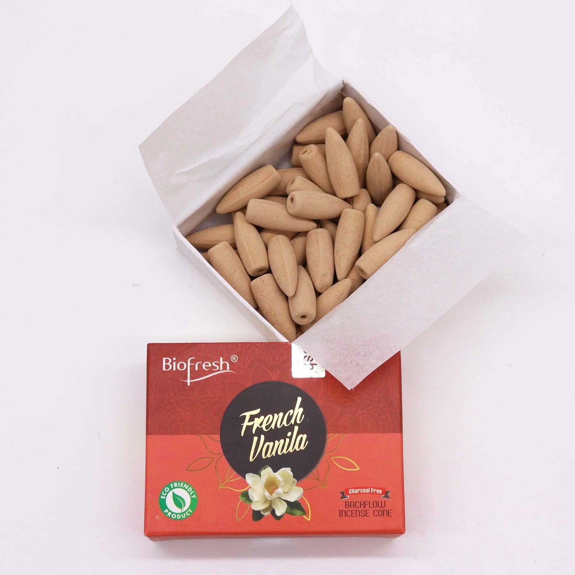 Biofresh Backflow Incense Cones - French Vanilla Ninja Aromatherapy