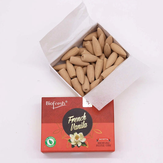Biofresh Backflow Incense Cones - French Vanilla Ninja Aromatherapy