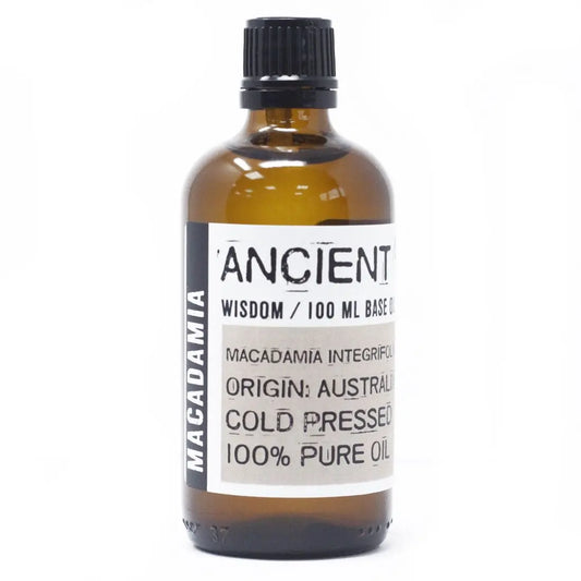 Macadamia Oil carrier oil 100ml - pure natural base oil for aromatherapy, massage and skincare