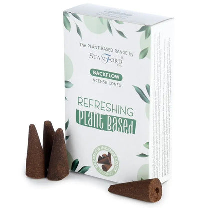 Plant Based Backflow Incense Cones - Refreshing by Ninja Aromatherapy incense cones for aromatherapy.