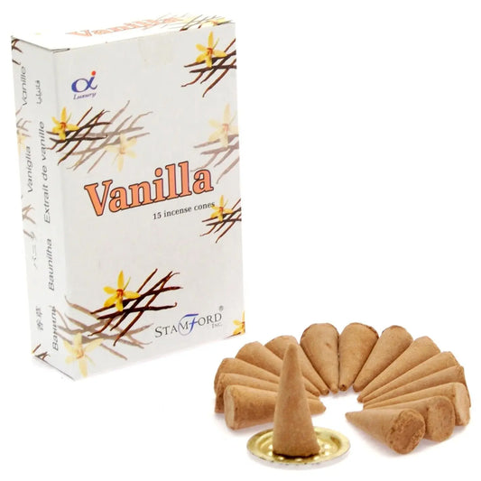 Vanilla Cones by Ninja Aromatherapy incense cones for aromatherapy.