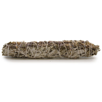Smudge Stick - White Sage & Lavender 22.5cm - Smudge Sticks - individually wrapped high quality product