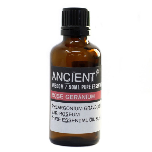 Rose Geranium 50ml 50ml Pure Essential Oil for Aromatherapy and Natural Wellness