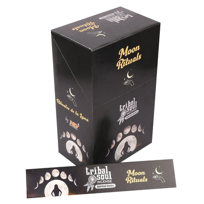 Tribal Soul Spiritual Incense Sticks and Ceramic Holder - Moon Ritual Ninja Aromatherapy