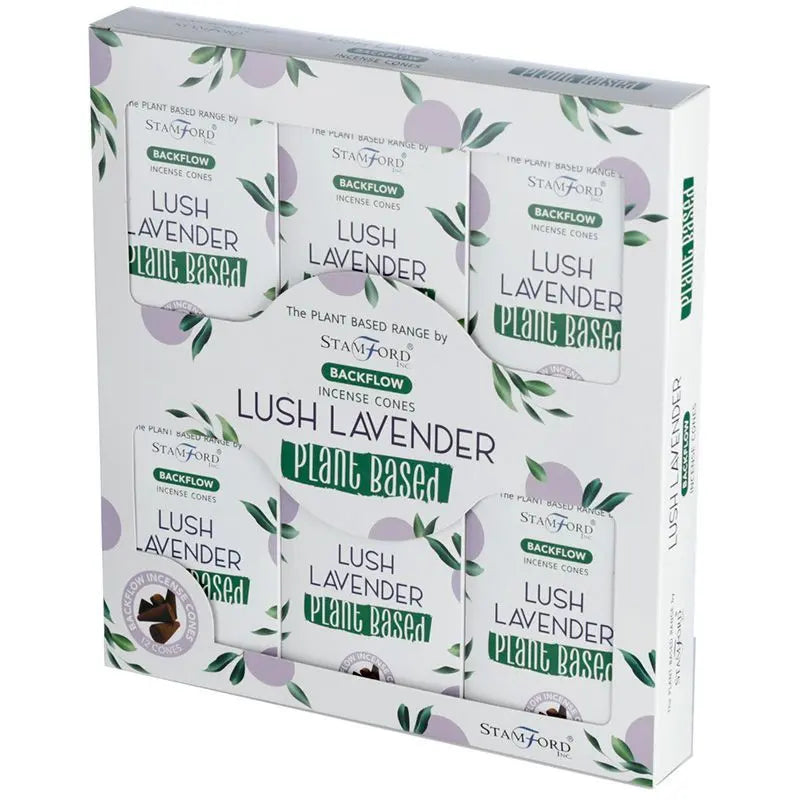 Plant Based Backflow Incense Cones - Lush Lavender Ninja Aromatherapy