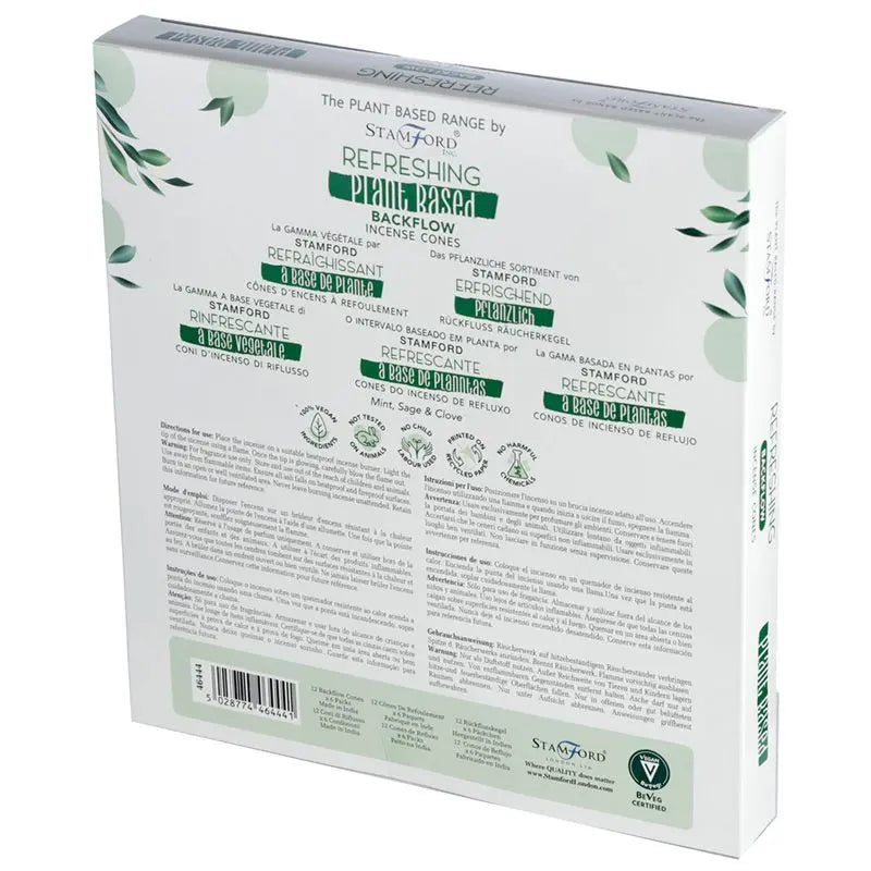 Plant Based Backflow Incense Cones - Refreshing Ninja Aromatherapy