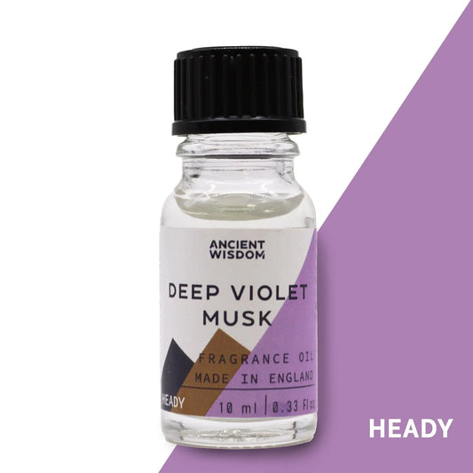 10ml Deep Violet Musk Fragrance Oil Bottle – Long Lasting Scent for Candles, Soaps & Diffusers