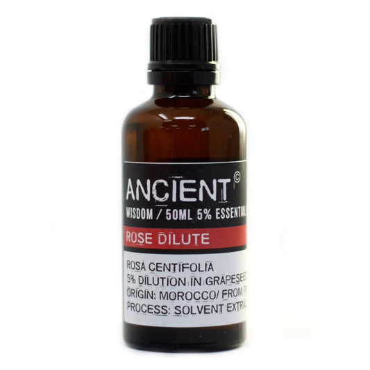 Rose Dilute 50ml 50ml Pure Essential Oil for Aromatherapy and Natural Wellness