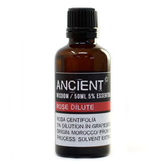 Rose Dilute 50ml 50ml Pure Essential Oil for Aromatherapy and Natural Wellness