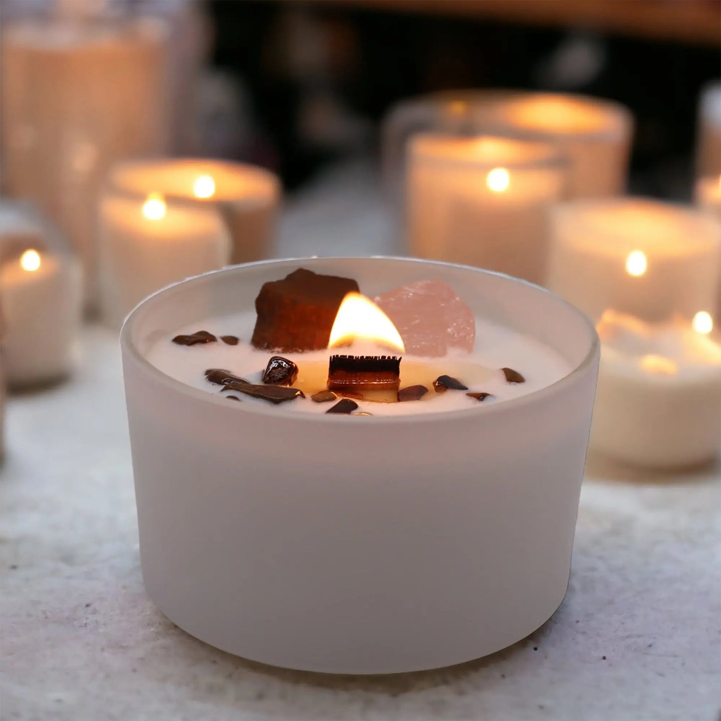 Chakra Crystal Candles - Sacred Chakra Ninja Aromatherapy