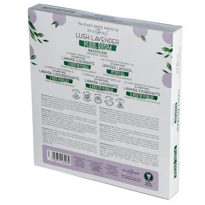 Plant Based Backflow Incense Cones - Lush Lavender Ninja Aromatherapy