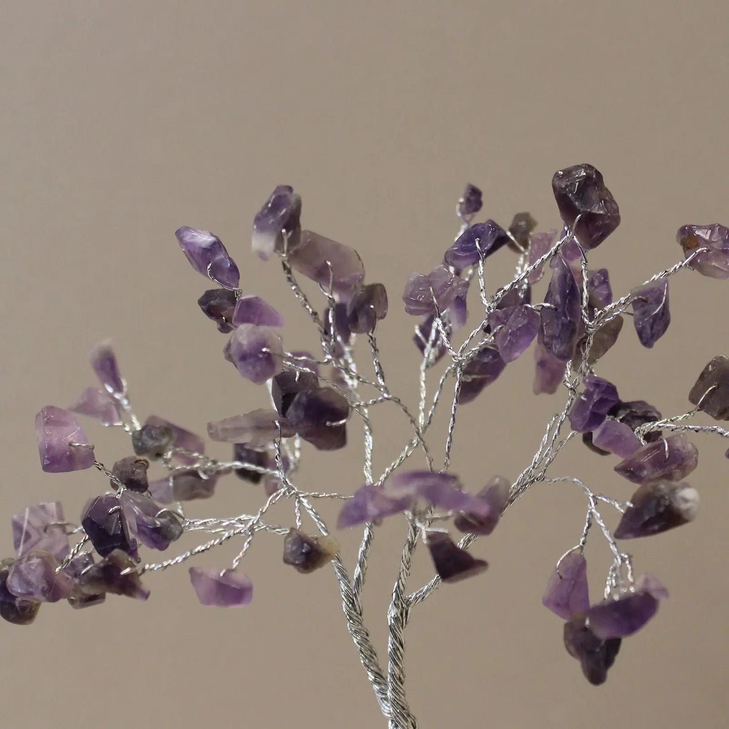 Gemstone Tree with Organite Base - 80 Stone - Amethyst Ninja Aromatherapy