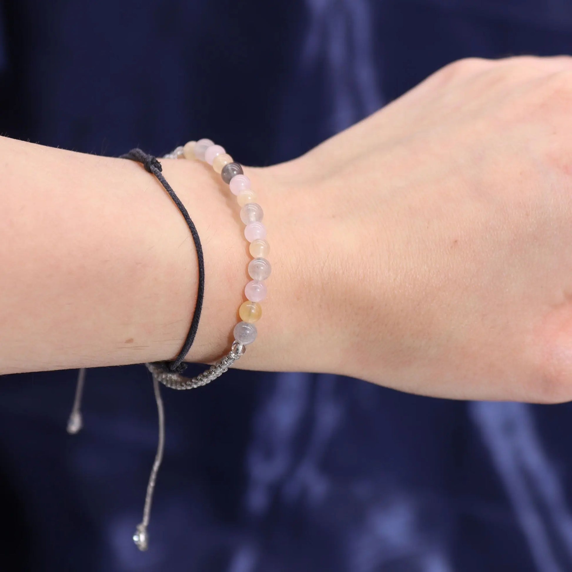 Zodiac Crystal Candle with Gemstone Bracelet - Gemini Ninja Aromatherapy