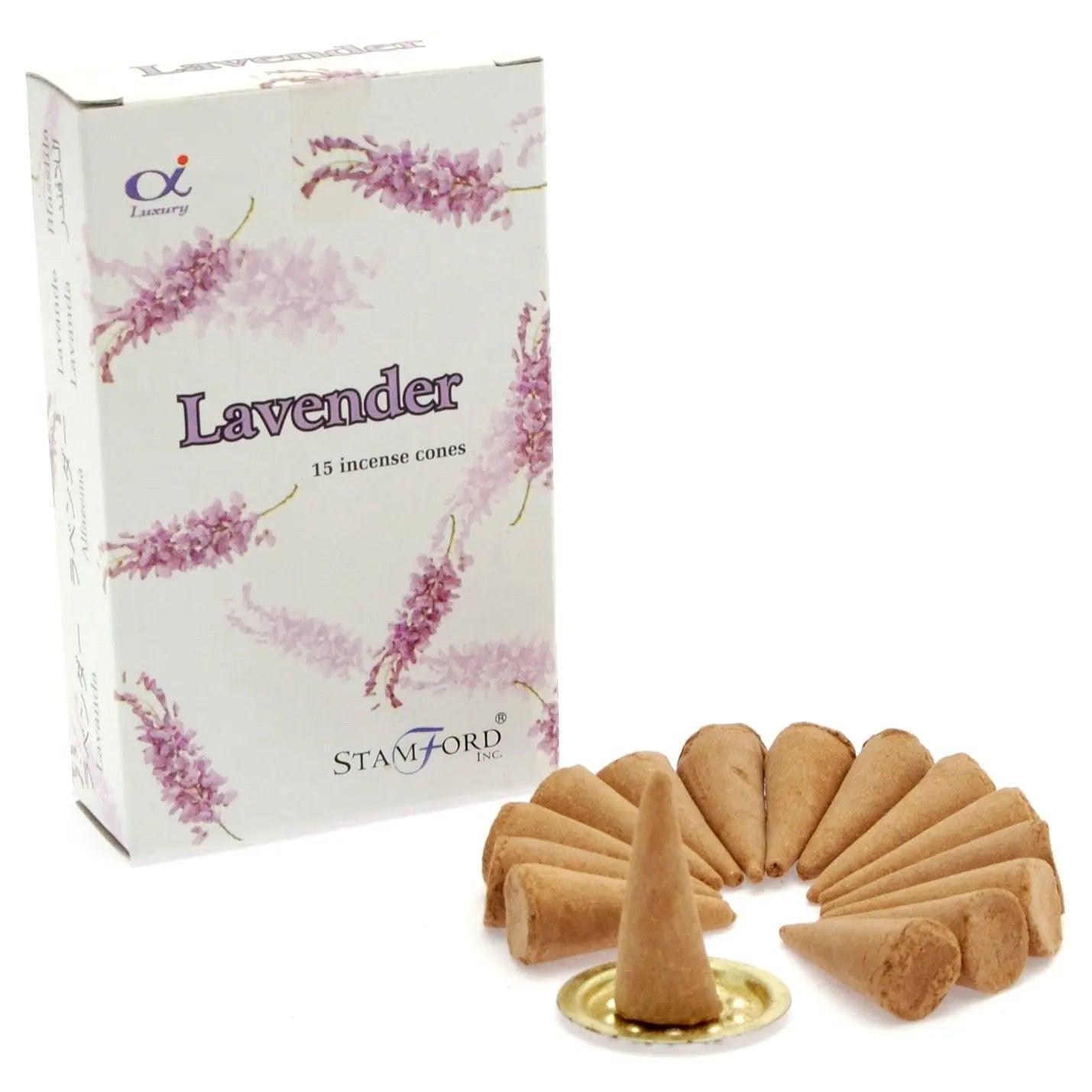 Lavender Cones by Ninja Aromatherapy incense cones for aromatherapy.