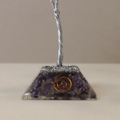 Gemstone Tree with Organite Base - 80 Stone - Amethyst Ninja Aromatherapy
