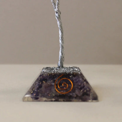 Gemstone Tree with Organite Base - 80 Stone - Amethyst Ninja Aromatherapy