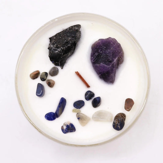 Chakra Crystal Candles - Solar Plexus Chakra Ninja Aromatherapy