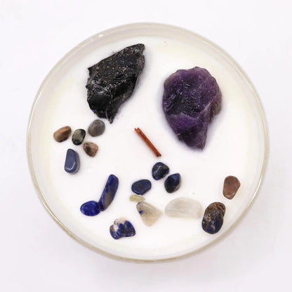 Chakra Crystal Candles - Solar Plexus Chakra Ninja Aromatherapy