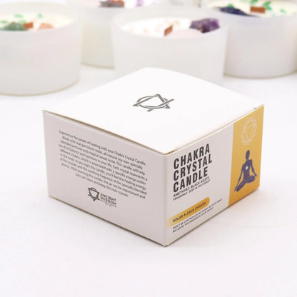 Chakra Crystal Candles - Solar Plexus Chakra Ninja Aromatherapy