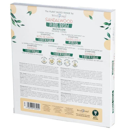 Plant Based Backflow Incense Cones - Sandalwood Ninja Aromatherapy