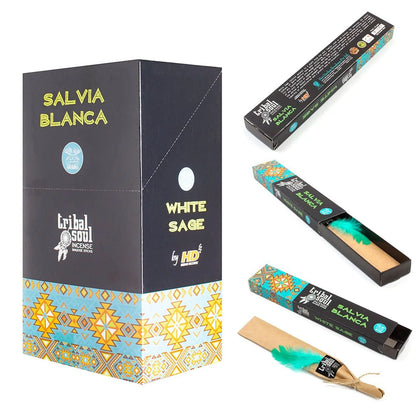 Tribal Soul Incense Sticks - White Sage - Ninja Aromatherapy