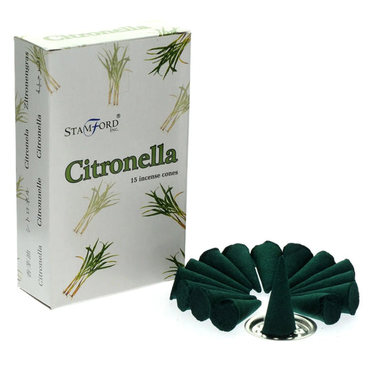 Citronella Cones by Ninja Aromatherapy incense cones for aromatherapy.