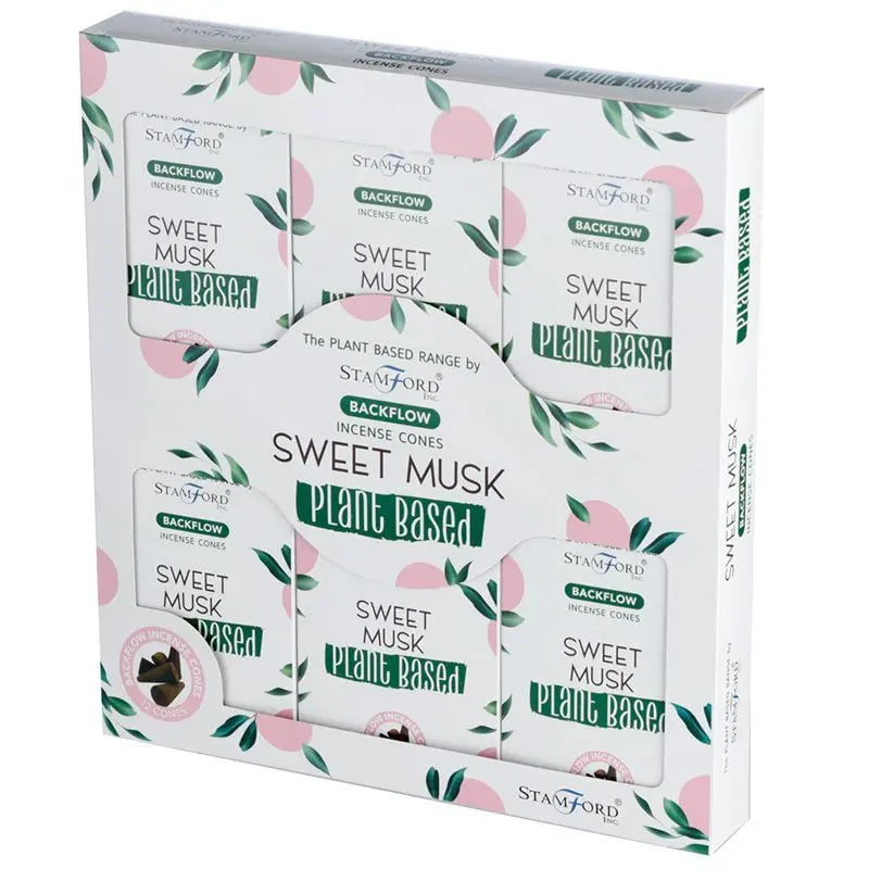 Plant Based Backflow Incense Cones - Sweet Musk Ninja Aromatherapy