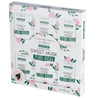 Plant Based Backflow Incense Cones - Sweet Musk Ninja Aromatherapy
