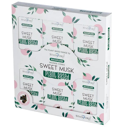 Plant Based Backflow Incense Cones - Sweet Musk Ninja Aromatherapy