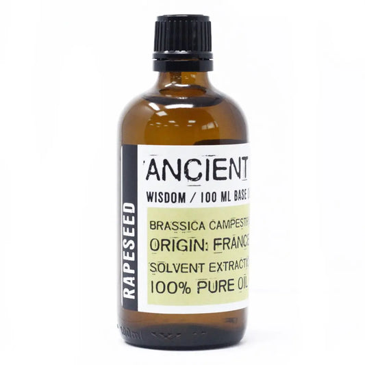 Rapeseed Oil carrier oil 100ml - pure natural base oil for aromatherapy, massage and skincare